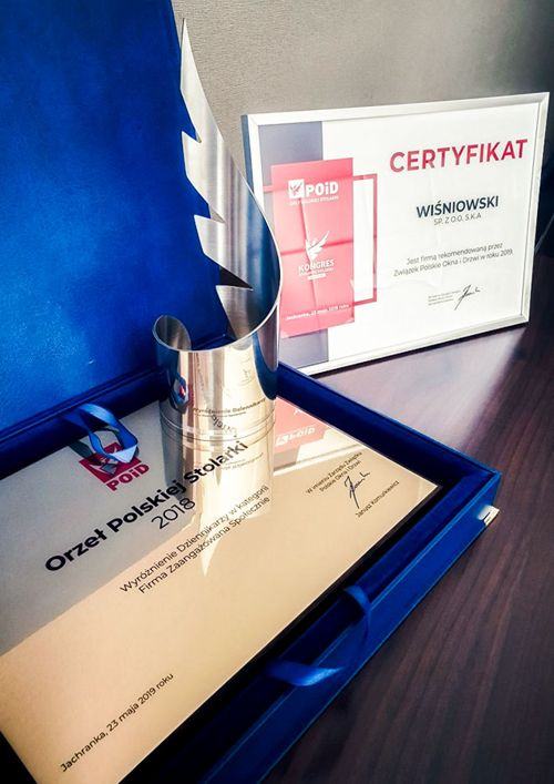 "Firma zaangażowana społecznie" 2018 - WIŚNIOWSKI otrzymuje główną nagrodę dziennikarzy