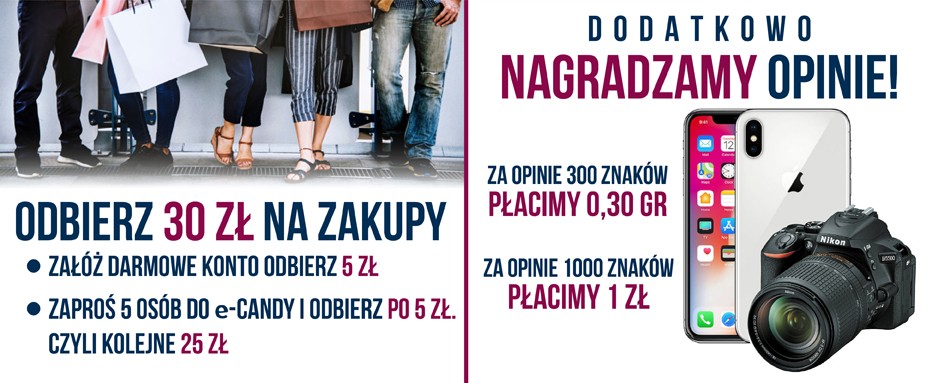 Czy kupowanie przez internet po prawdziwych zniżkach jest możliwe ? e candy.pl 30zł na zakupy - Czy kupowanie przez internet po prawdziwych zniżkach jest możliwe ?